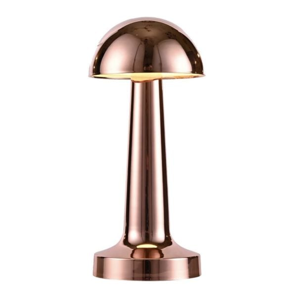 Cosenza Dokunmatik Dim Edilebilir Şarjlı Masa Lambası - Rose Gold