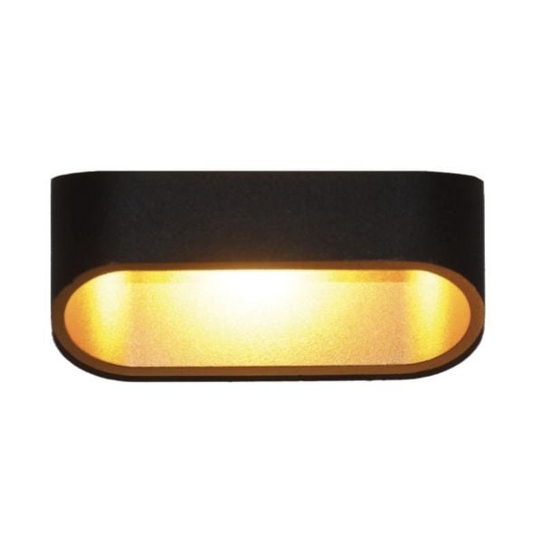 5W Dekoratif Led Duvar Aplik Siyah