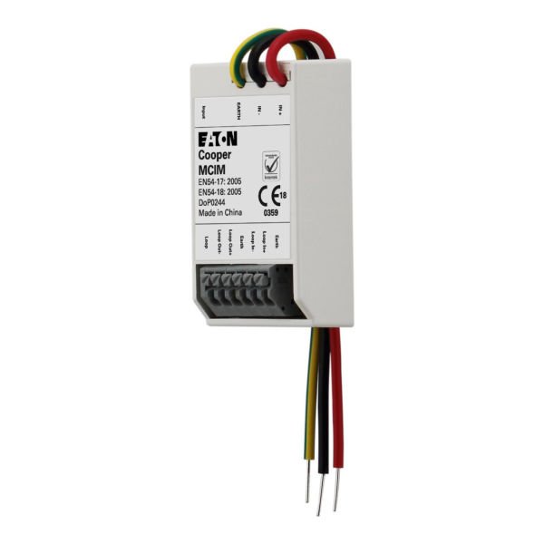 COOPER MCIM Elektronik Adreslenebilir Mini Giriş İzleme Modülü, Dahili Kısa